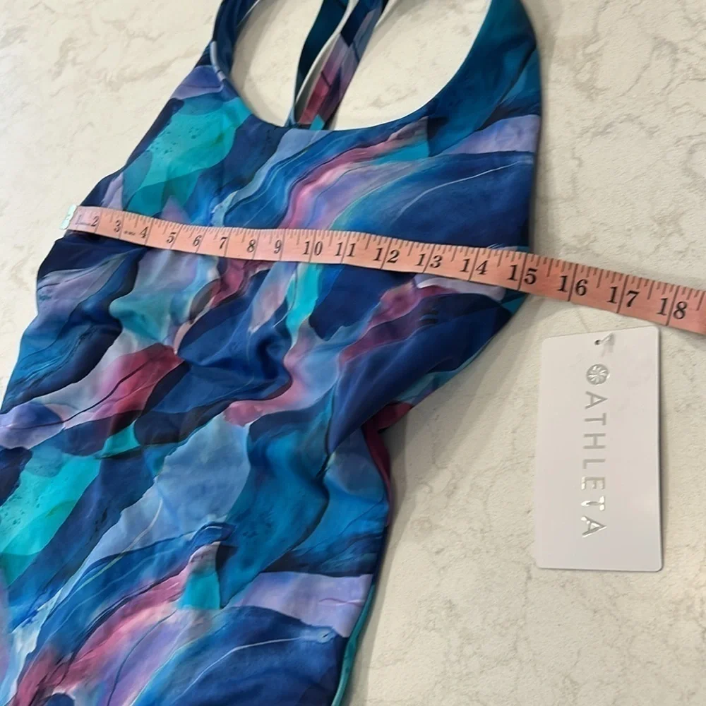 NWT Athleta Malibu Printed One Piece Swimsuit Women’s Medium